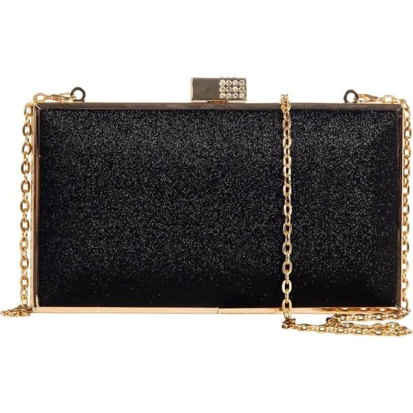 clutch Rinascimento nero tinta unita