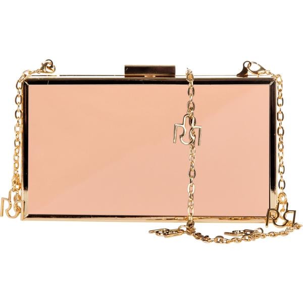 pochette Rinascimento arancione tinta unita