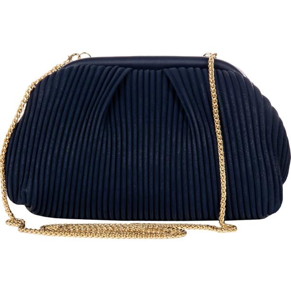 pochette Rinascimento blu tinta unita