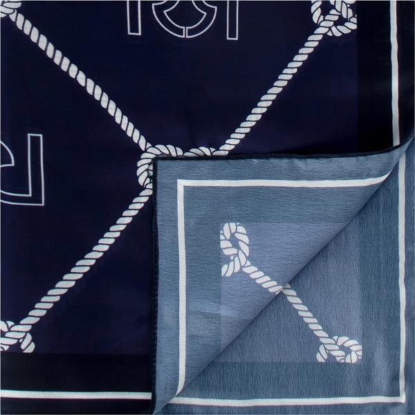 foulard Rinascimento blu
