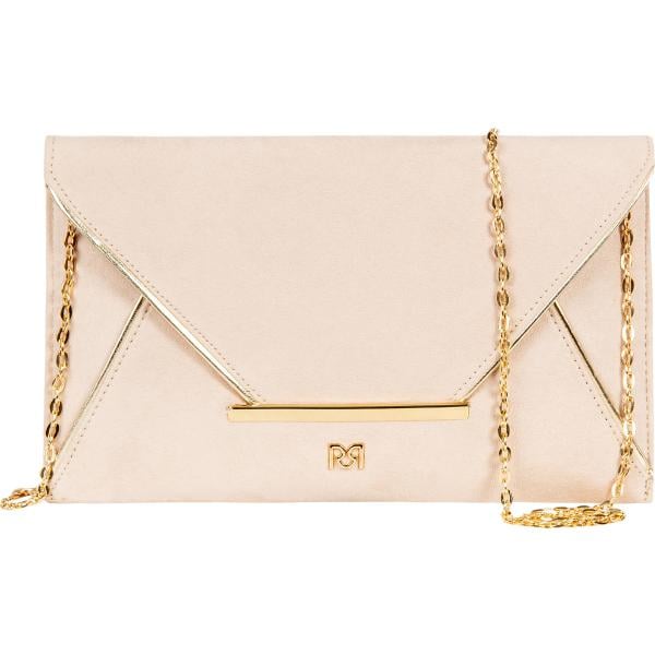 pochette Rinascimento marrone tinta unita