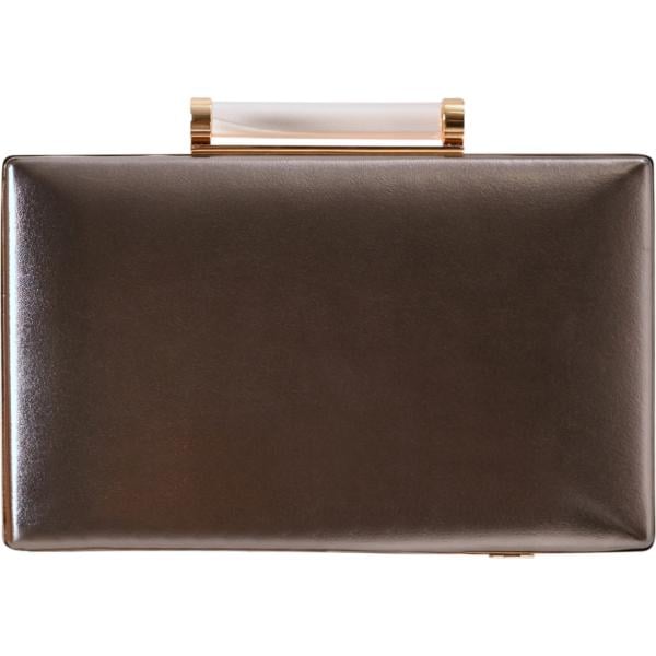 clutch Rinascimento grigio tinta unita