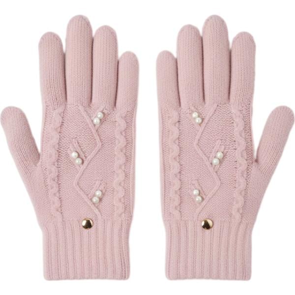 guanti Rinascimento rosa tinta unita