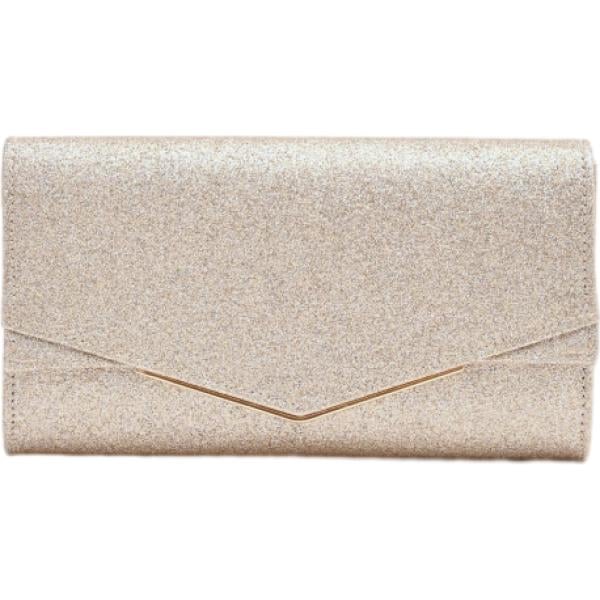 clutch Rinascimento grigio tinta unita