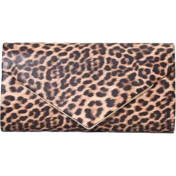 pochette Rinascimento marrone animalier