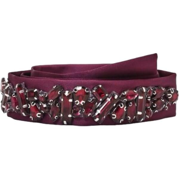 Cintura da donna in bordeaux made in italy in metallo Rinascimento Rinascimento