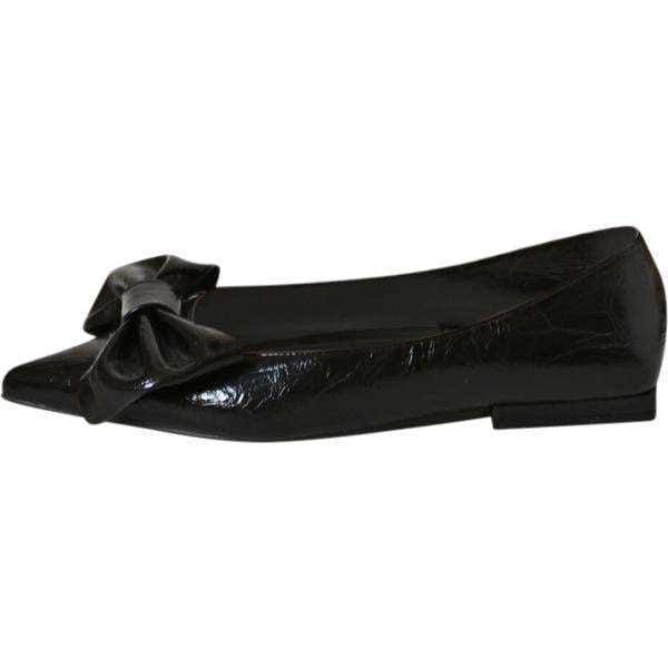 ballerine Rinascimento nero tinta unita
