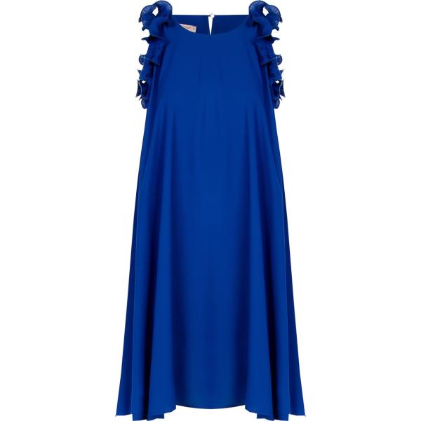 vestiti Rinascimento blu tinta unita