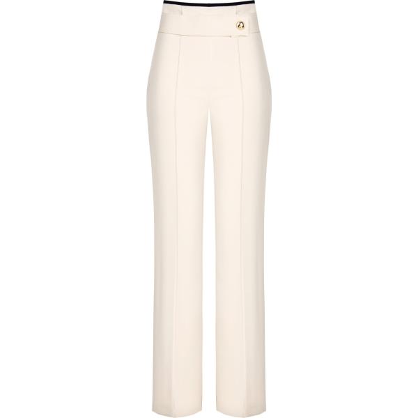 pantaloni a palazzo Rinascimento bianco