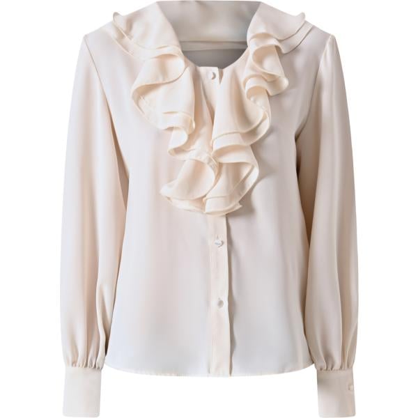 bluse Rinascimento bianco tinta unita