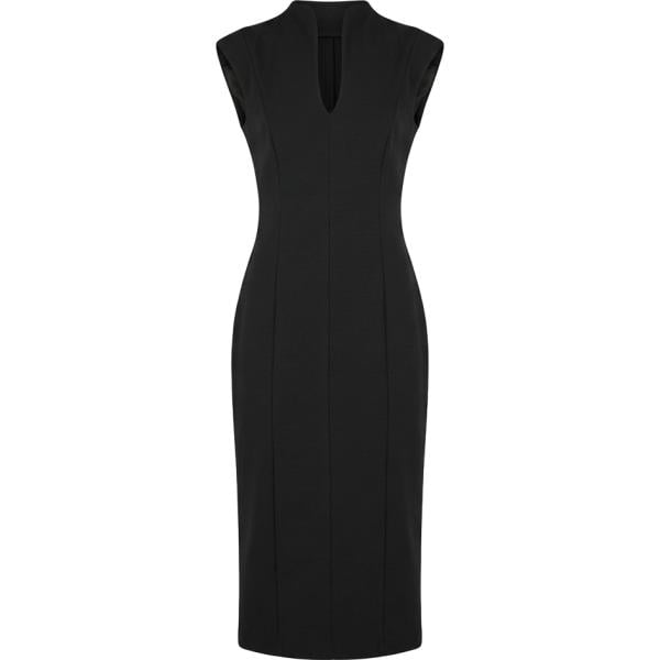 vestiti midi/longuette Rinascimento nero tinta unita