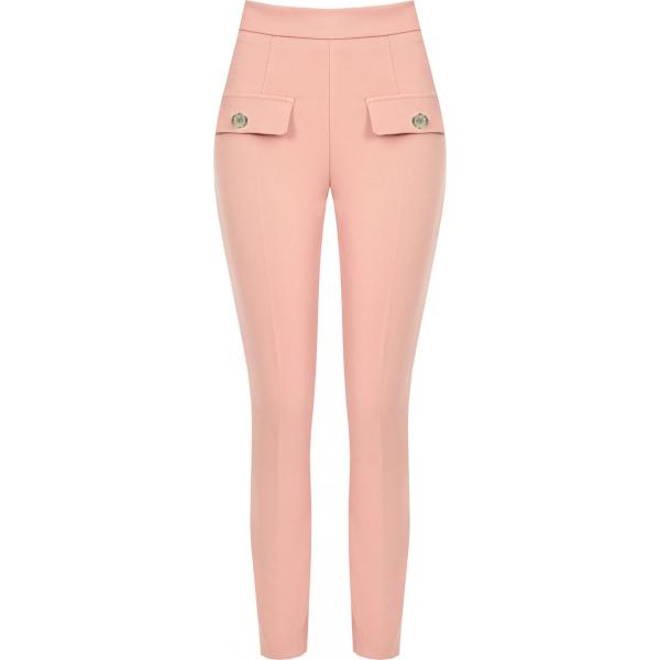pantaloni skinny Rinascimento rosa