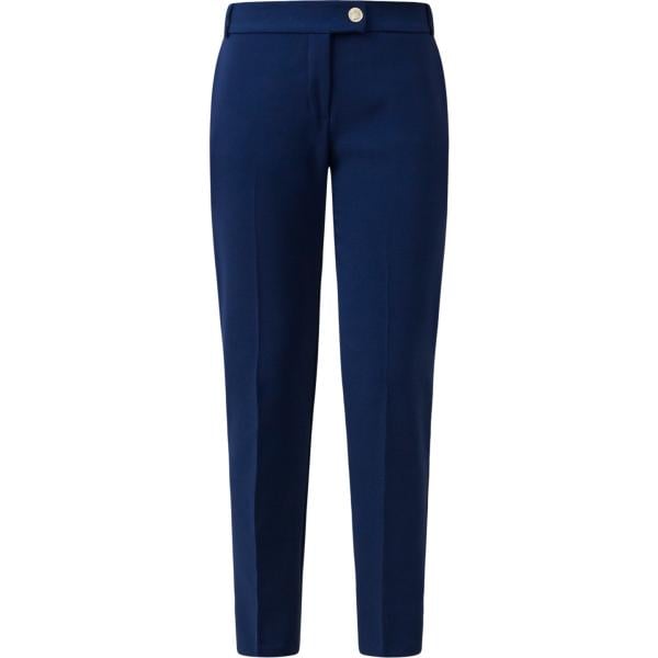 pantaloni Rinascimento blu tinta unita