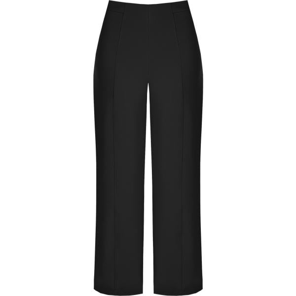 pantaloni capri Rinascimento nero tinta unita