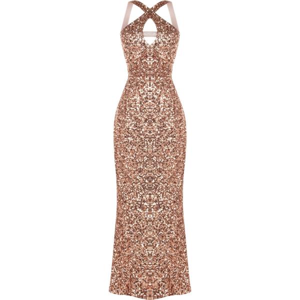 vestiti lunghi Rinascimento marrone tinta unita