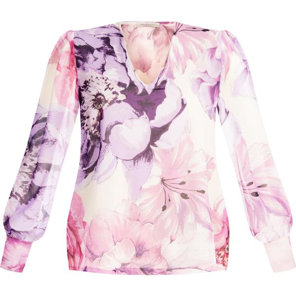 bluse Kitana bianco con stampe
