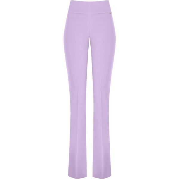 pantaloni Rinascimento viola tinta unita