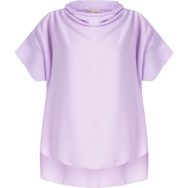 bluse Kitana viola tinta unita