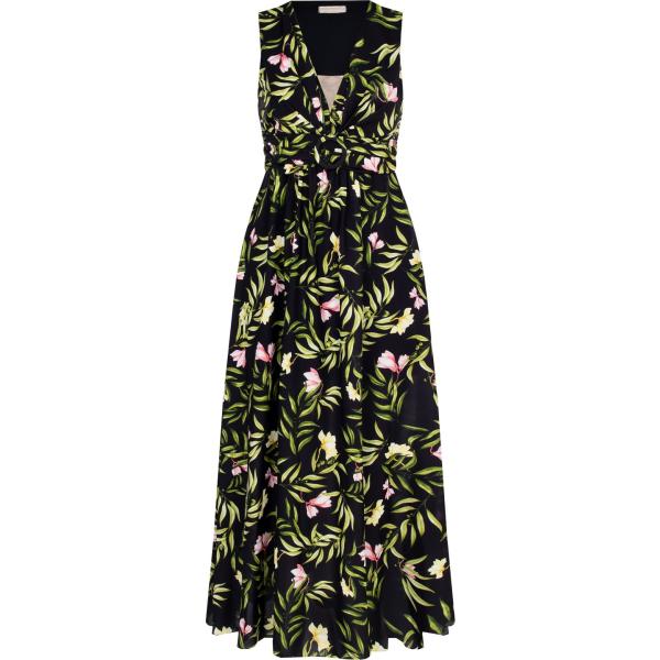 vestiti lunghi Kitana nero con stampe