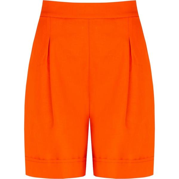 shorts Rinascimento rosso tinta unita