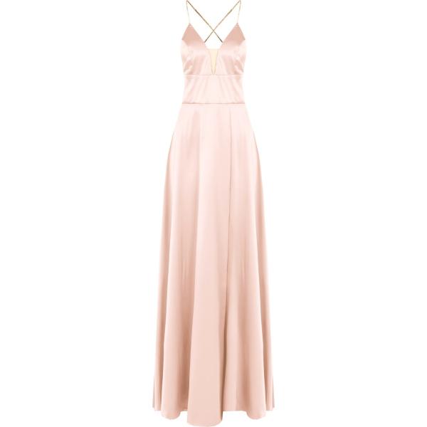 vestiti lunghi Rinascimento marrone tinta unita