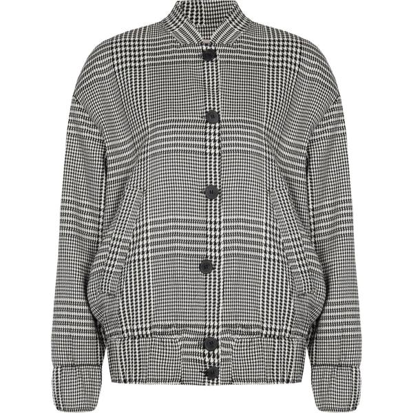 bomber Rinascimento grigio pied de poule