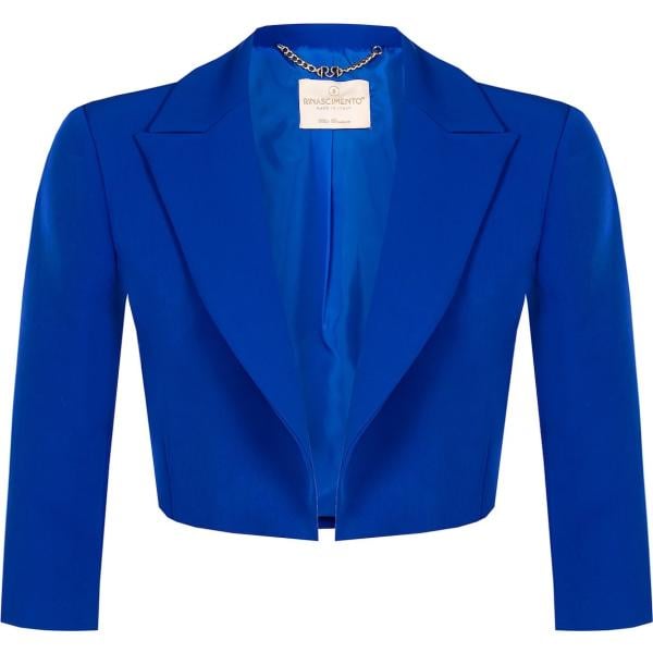 cappotti Rinascimento blu tinta unita