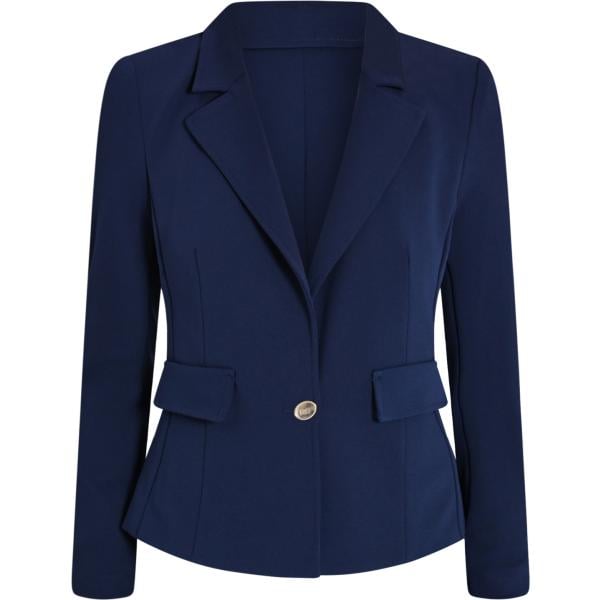 blazer Rinascimento blu tinta unita