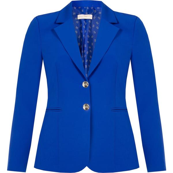 cappotti Rinascimento blu con stampe