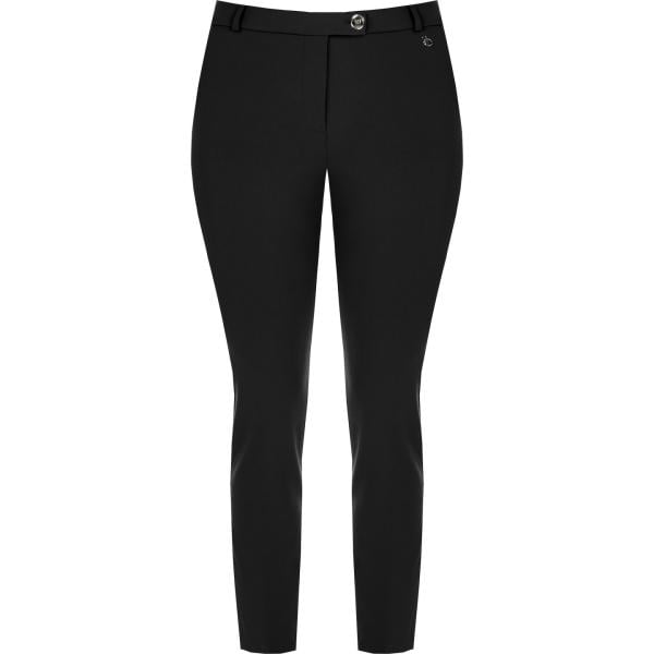 pantaloni Rinascimento nero tinta unita