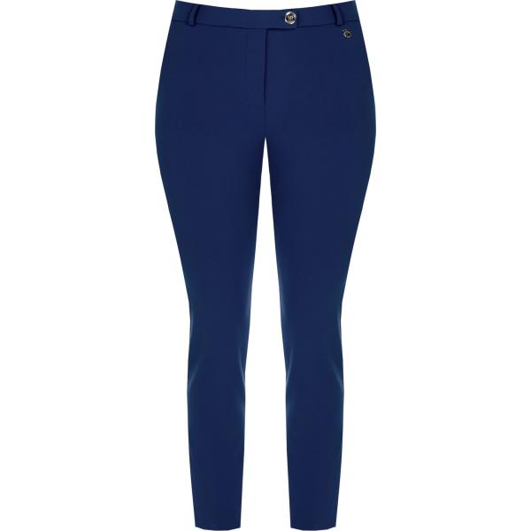 pantaloni Rinascimento blu tinta unita