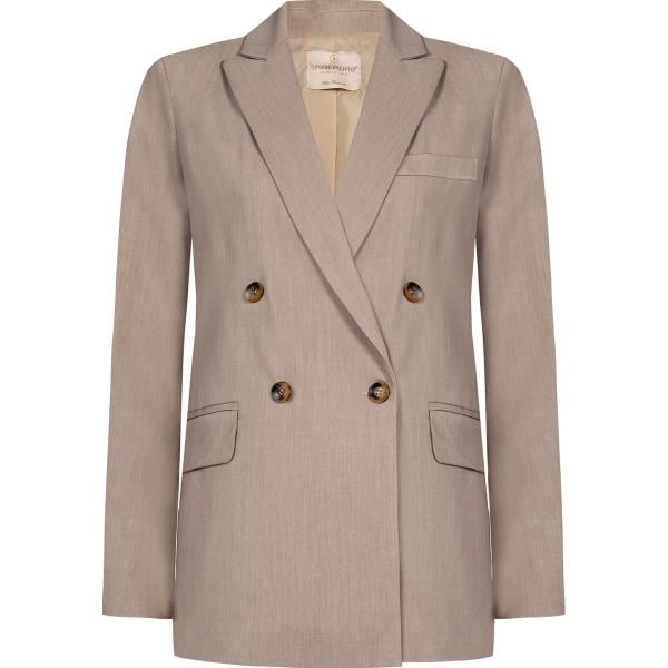 blazer Rinascimento marrone tinta unita