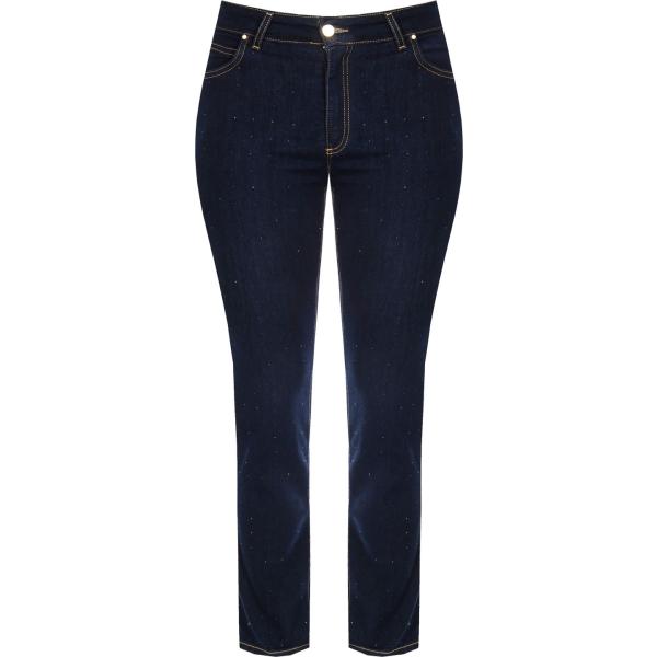 jeans Rinascimento blu tinta unita