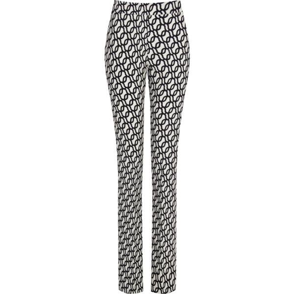 pantaloni Rinascimento grigio geometrica