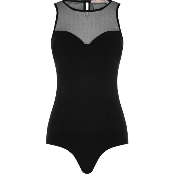 body Rinascimento nero tinta unita