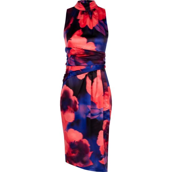 vestiti corti Rinascimento nero con stampe