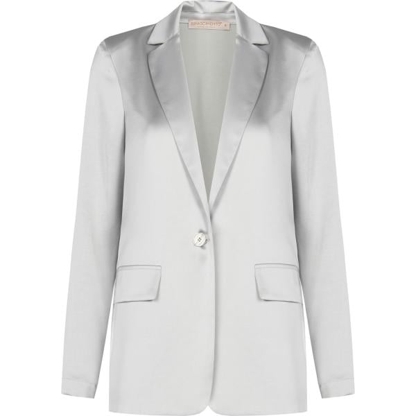 blazer Rinascimento grigio tinta unita