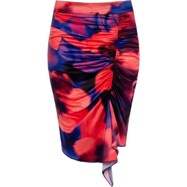 minigonne Rinascimento blu con stampe