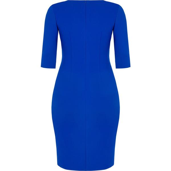 vestiti midi/longuette Rinascimento blu tinta unita
