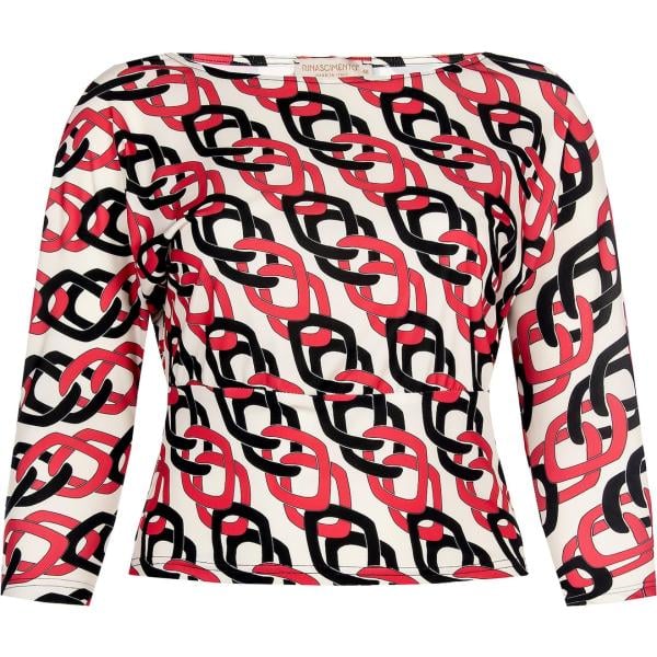 bluse Rinascimento multicolore con stampe