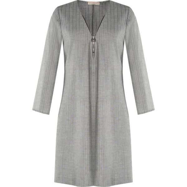 vestiti corti Rinascimento grigio con stampe