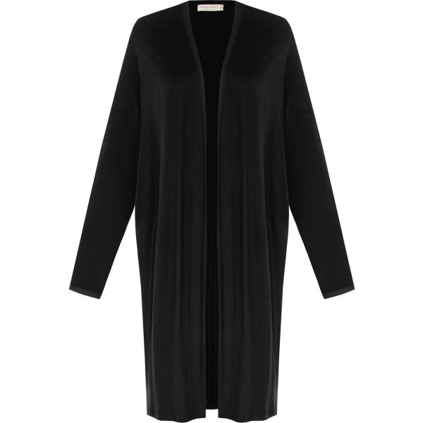 cardigans Rinascimento nero tinta unita