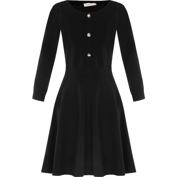 vestiti Rinascimento nero tinta unita