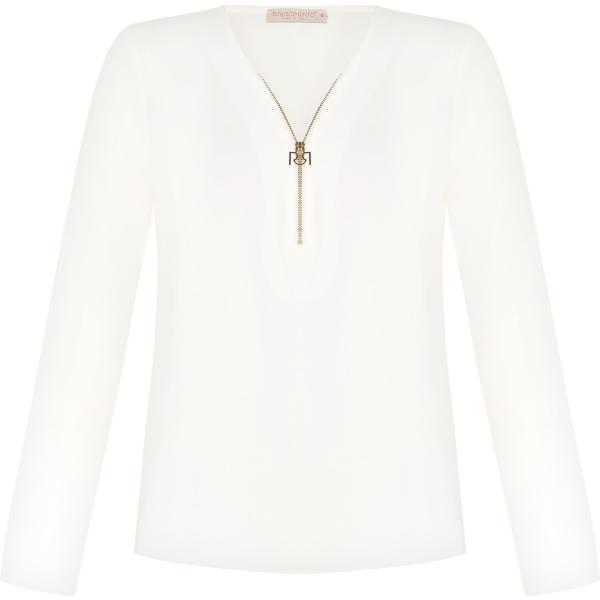 bluse Rinascimento bianco tinta unita