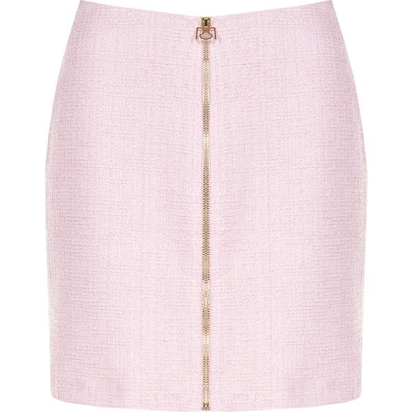 minigonne Rinascimento rosa tinta unita