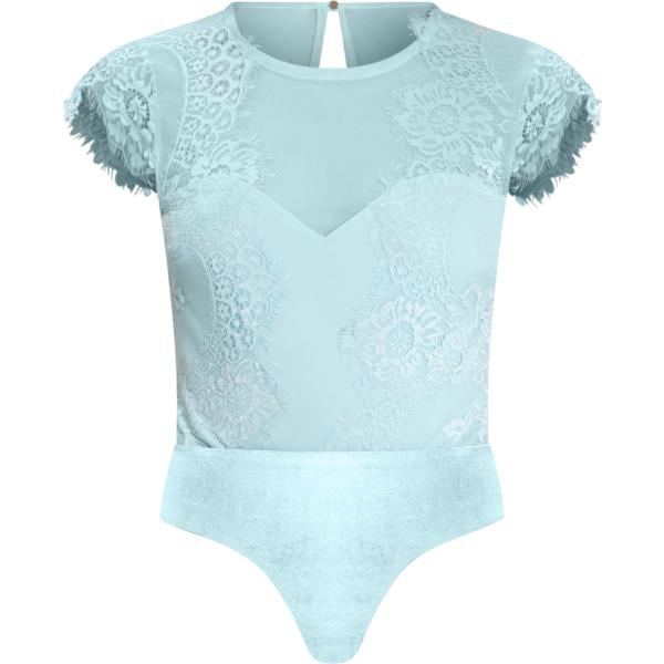 body Rinascimento blu tinta unita