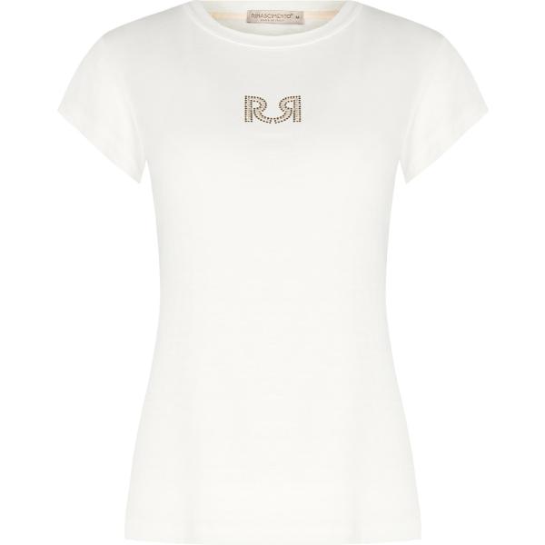 t-shirt Rinascimento bianco tinta unita