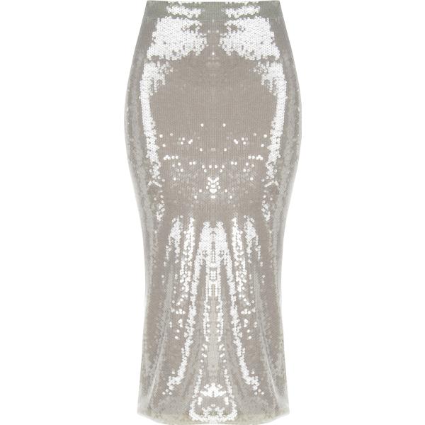 gonne longuette Rinascimento grigio tinta unita