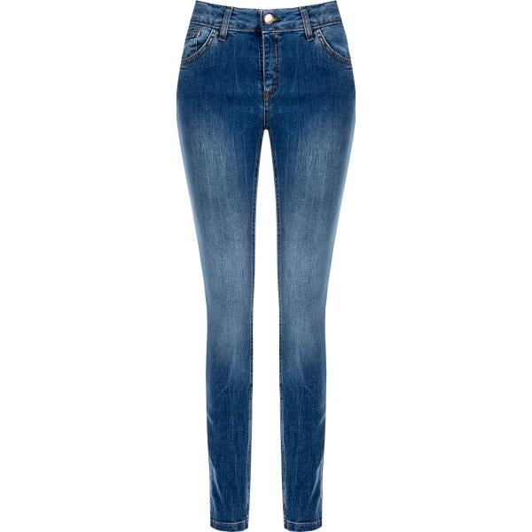 jeans skinny Rinascimento blu tinta unita