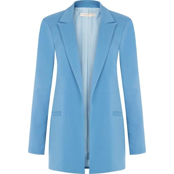 blazer Rinascimento blu tinta unita